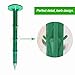 MAOMBO 80 Pcs 6.1-Inch High-Strength Plastic Garden Stakes Anchors Plastic Landscape Anchoring Spikes, Anchoring Spikes Nail for Artificial Lawn, Garden Fence, Tent