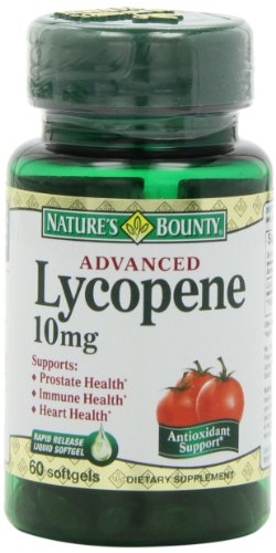 Nature's Bounty Lycopene 10mg, 60 Softgels (Pack of 2)