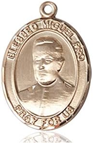 BLESSED MIGUEL PRO / 14kt Gold Blessed Miguel Pro Medal / Chain not included /