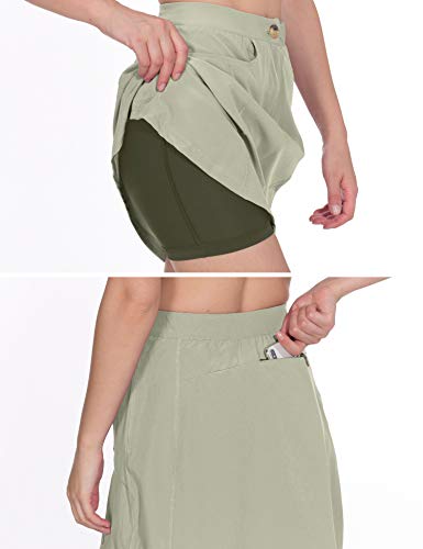 image for Little Donkey Andy Women's Athletic Skort Build-in Shorts with Pockets