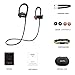 Bluetooth Headphones, Wirezoll Wireless Sports Stereo In Ear Earphones with Microphone & Running Belt, Sweatproof Earbuds for Gym Running Workout Exercise, (AptX, Noise Cancelling, Hands-free calls)