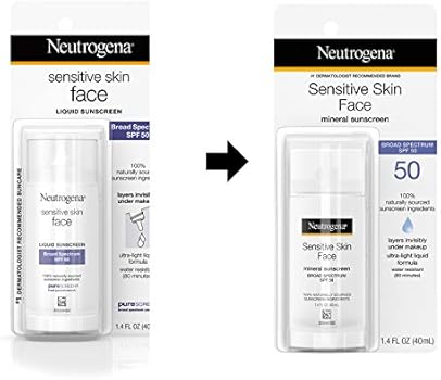 neutrogena sensitive skin spf