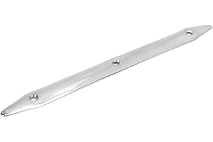 Focket Boat Rub Rail, Stainless Steel 316 Mirror Polished 2 Pack Marine Rub Strake 12in Chafe Guard with Easy Installation fo