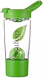 Sport-Mixer, Water Bottle: Simply designed Shaker Bottle; 24oz shaker cup with flip lid. Enhance your protein balance with Eliogreen Blender Bottle now!