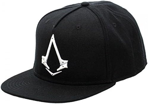 New Assassins Creed Black Cap Hat Adjustable Adult Size Flat Bill
