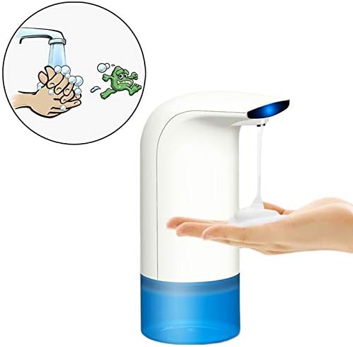 Touchless Hands-Free Automatic Soap Dispenser, Automatic Hand Sanitizer Dispenser/Alcohol Dispenser, 350ml/12oz Waterproof Infrared Motion Sensor Foam Soap Dispenser for Bathroom, Kitchen, Hotel,Car
