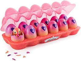 Hatchimals CollEGGtibles  Neon Nightglow 12-Pack Egg Carton with Season 4 Hatchimals CollEGGtibles, for Ages 5 and Up (Amazon Exclusive)