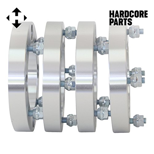 4 QTY ATV Wheel Spacers 2" (1 inch Per Side) fits all 4x137 bolt patterns - CAN-AM Bombardier Renegade Outlander Commander Kawasaki Mule Prairie Brute Force Bayou 4x137