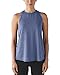 PODOM Women Sleeveless Workout Shirts Fitness Crew Neck Tees Yoga Tank Tops