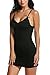 Avidlove Women Modal V Neck Nightwear Sleeveless Straight Dress Mini Full Slips Black L