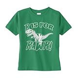 Threadrock Little Boys' R is for RAWR Infant/Toddler T-Shirt