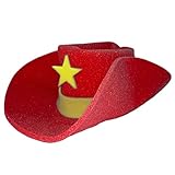 Giant RED Foam Cowboy Western Novelty Hat