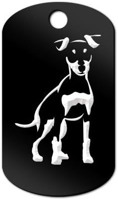 Mister Petlife Got Miniature Pinscher Engraved Keychain/GI Tag Min Pin Black