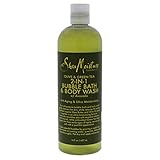 Shea Moisture Olive & Green Tea 2-in-1 Bubble Bath Anti-Aging & Ultra-Moisturizing Body Wash for Unisex, 16 Ounce