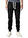 HEMOON Mens Regular Fit Twill Chino Harem Jogger Pants Medium P06-Black