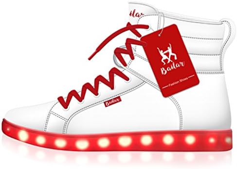 Led shoes (7.5 B(M) US, White)