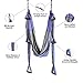 TEC Aerial Yoga Swing - Ultra Strong Trapeze for Inversion Stretches & Exercises; Increases Strength, Flexibility, and Relieves Back Pain; Includes Durable Ropes, Carabiner Clips + Bonus Set Up Guide
