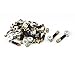 Antrader Furniture Side Knock Down Furniture Cam Lock Connecting Fitting Pre-Inserted Nut Dowels Connector Assembly 30 Sets (358 Fitting+35mm Fitting Screw+Nuts)