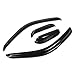 Auto Dynasty Compatible with Tacoma 2DR Extended Cab 4 Pieces Tape-On Window Visor Deflector Rain Guard
