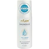 nfuse Magnesium Roll-On Deodorant - Natural, Aluminum-Free & Fragrance-Free - Patented Magnesium Delivery Technology - Unscented (Calm and Replenish)