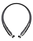 Rodzon Bluetooth Headphones, Retractable Earbuds Neckband HD Stereo Wireless Headsets, Bluetooth 4.1 Sweatproof Sport Earphones with Mic, 15 Hours Playtime for iPhone Android Cellphones (Black)