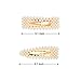 Pearl Hair Clips for Women Girls, J-MEE 4pcs Non-Slip Artificial Pearl Barrettes Bobby Pins Snap Clips Bling Hairpins Decorative Hairgrip Accessories for Party, Daily life, Work, School, Holiday