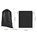 10 Pcs Shoe Bags for Travel – Black Shoe Storage Bags, Durable, Water-Resistant Design with Drawstring Closure for Easy Packing, Organizing, and Protecting from Dust, Optimal Size 15.75