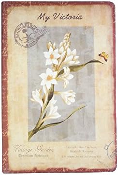 Bullet Journal, Twinkle Club Retro Notebook Floral Diary A5, Lily