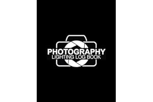 Photography Lighting Log Book