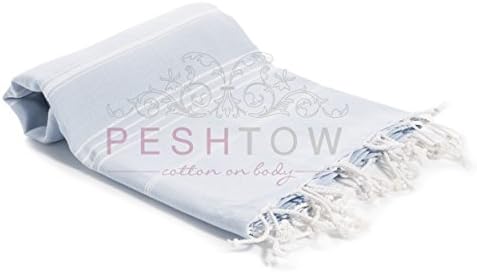 PESHTOW Basic Peshtemal Peshkir, Hand &amp; Face Peshtemal Towel, 24 colors available (Aqua)