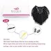 Lovrio Afro Kinkys Curly 9A Grade Brazilian Clip in Human Hair Extensions Double Weft 100% Unprocessed Virgin Hair for Black Women 7 Pieces 120g 18 Inch