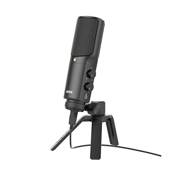 Rode NT-USB Mikrofon Nierencharakteristik Kondensator mit Tischstativ und Popschutz + keepdrum MS106BK Mikrofonständer… – Bild 4