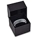 Tungsten Wedding Band Ring 6mm for Men Women Comfort Fit Black Enamel Domed Brushed Lifetime Guarantee Size 9