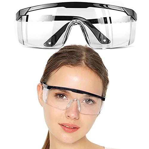 Safety Glasses, Locsee Wrap Around Safety Goggles Protective Glasses
