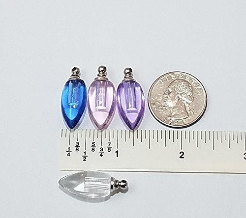 Handmade Cremation Jewelry Urn Bead Butterfly Angel Wing Sympathy Gift Sterling Silver Necklace - PURPLE - Thumbnail 3