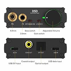 Lavaudio Headphone Amp Portable Desktop DAC