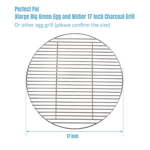 KAMaster 17" BBQ High Heat Stainless Steel Charcoal Fire Grate Fits for