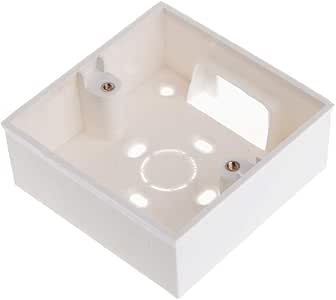 Vxhohdoxs 86X86 - Caja de conexiones de PVC para interruptor de pared: Amazon.es: Hogar