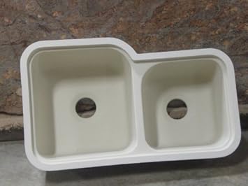 Silgranit Solid Surface 60 40 Luxury Kitchen Sink Ek33 Double