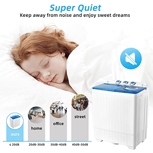 Giantex Portable Washing Machine, 2 in 1 Washer and Spinner Combo