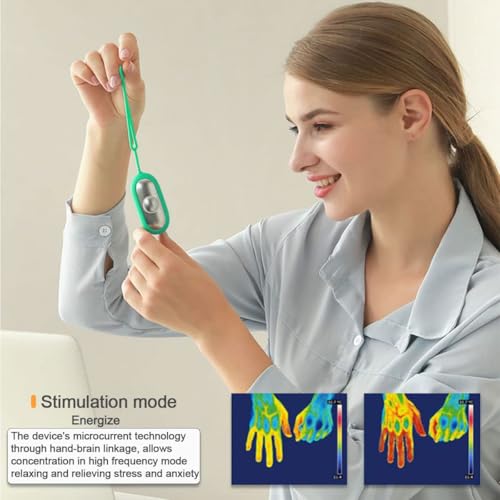Kowvowz Sleep Aid Device, Calmcarry Anxiety Microcurrent Holding Instrument Usb Charging For Adults Stress And Relief Help