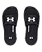 Under Armour Boys' Ignite V Slide, Black (001)/White, 5