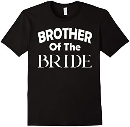 Mens Brother Of The Bride T-shirt XL Black