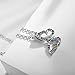 Gift for Girls White Gold Plated Butterfly Multi-color Swarovski Elements Austraina Crystal Pendant Necklace