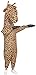 Giraffe Inflatable Halloween Costume Cosplay Jumpsuit (Adult) Brown