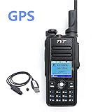 TYT MD-2017 DMR Dual Band Digital Handheld Two Way Radio Transceiver with Programming Cable & GPS