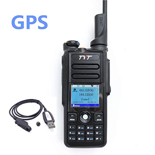 TYT MD-2017 DMR Dual Band Digital Handheld Two Way Radio Transceiver with Programming Cable & GPS TYT MD-2017 DMR Dual Band Digital Handheld Two Way Radio Transceiver with Programming Cable & GPS