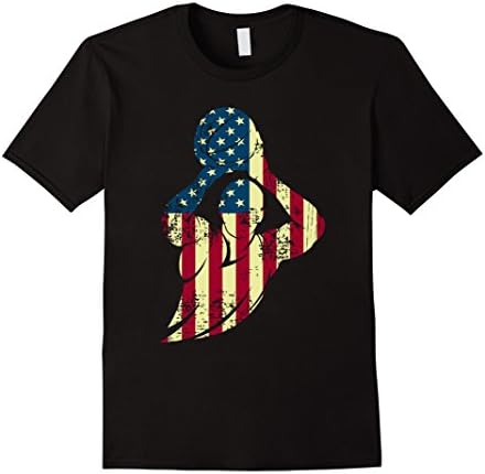 Mens Basketball Dunk American Flag Retro Vintage Patriotic TShirt XL Black