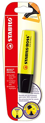 STABILOHighlighter BOSS ORIGINAL - Pack of 1 - Yellow