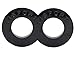 44SPORT 1.25lbs Olympic Fractional Weight Plates Black – Set of 2